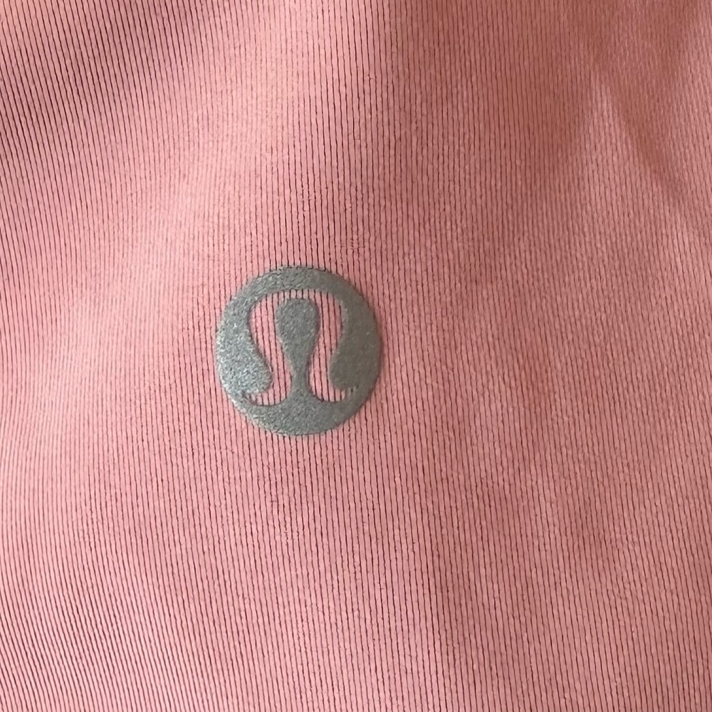 Lululemon Break a Trail 1/2 Zip Hoodie Pink Pastel Sz 8 - Picture 10 of 12